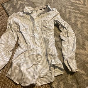 White button down
